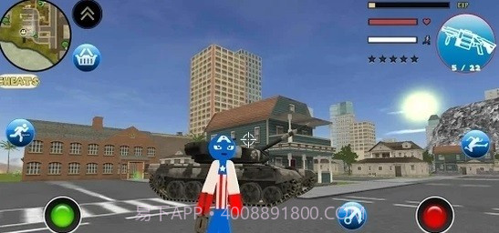 火柴人队长绳索英雄截图3