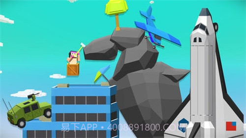 方块人铁锤攀岩截图1 方块人铁锤攀岩截图1