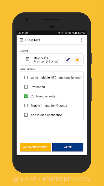 NFC TagWriter by NXP截图1 NFC TagWriter by NXP截图1
