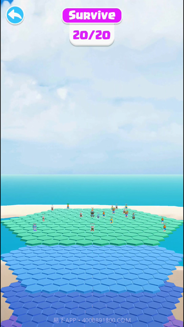 豆豆人六边形挑战截图1