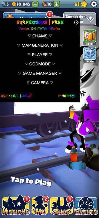 地铁跑酷墨水HC变速版截图3