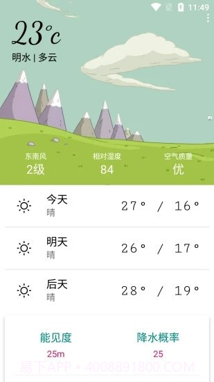 明日天气预报截图4 明日天气预报截图4