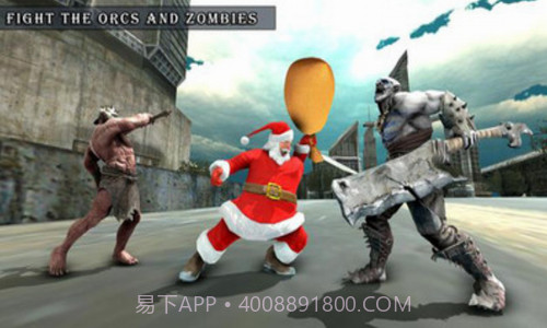 圣诞老人绳英雄截图2