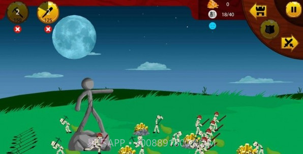 火柴人战争僵尸大战截图1 火柴人战争僵尸大战截图1