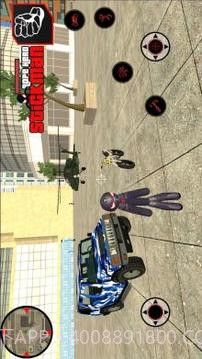 Stickman Rope Hero Vegas Mafia Crime Simulator截图4