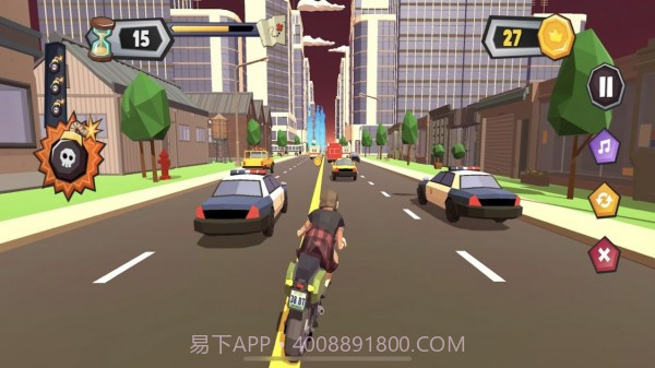 混乱交通摩托车骑士截图3 混乱交通摩托车骑士截图3