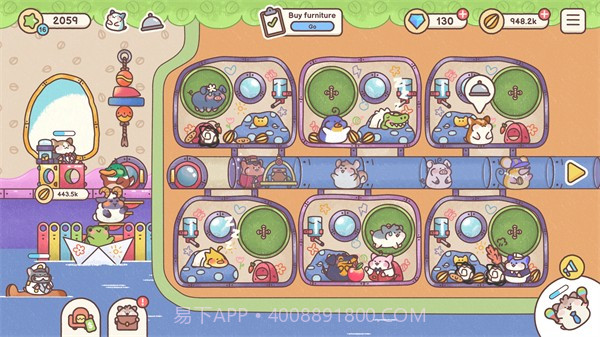 仓鼠旅馆无限金币版截图2