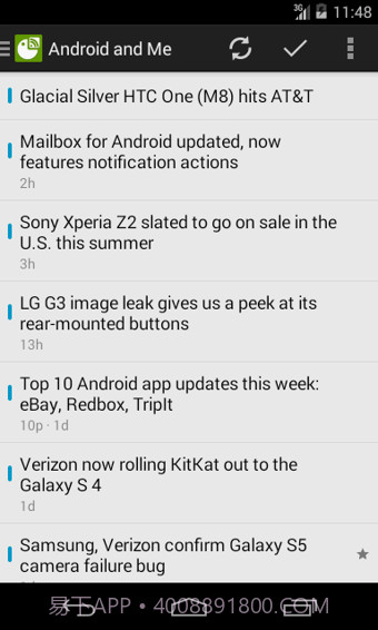 RSS阅读器(FeedMe)截图4