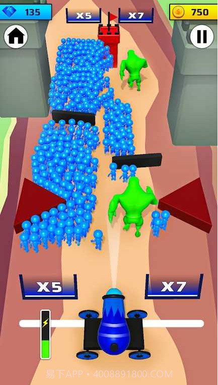 火柴人对抗之战（Stickman Mob Control Battle）截图1