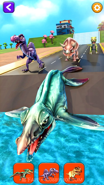 变形恐龙赛跑截图2 变形恐龙赛跑截图2