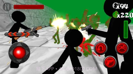 火柴人大战僵尸3D截图3 火柴人大战僵尸3D截图3
