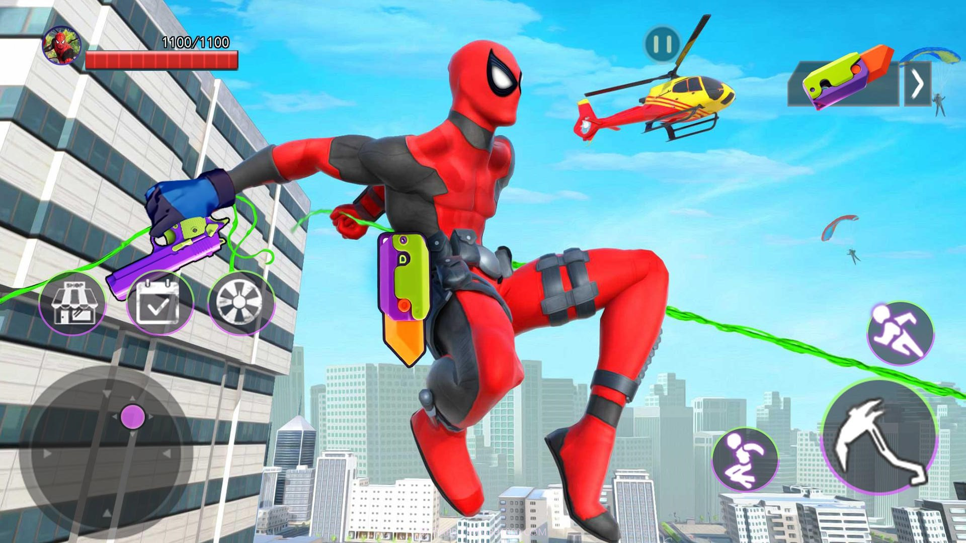 飞绳蜘蛛英雄截图4 飞绳蜘蛛英雄截图4