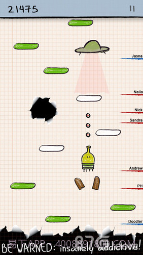 涂鸦跳跃十周年纪念截图2 涂鸦跳跃十周年纪念截图2