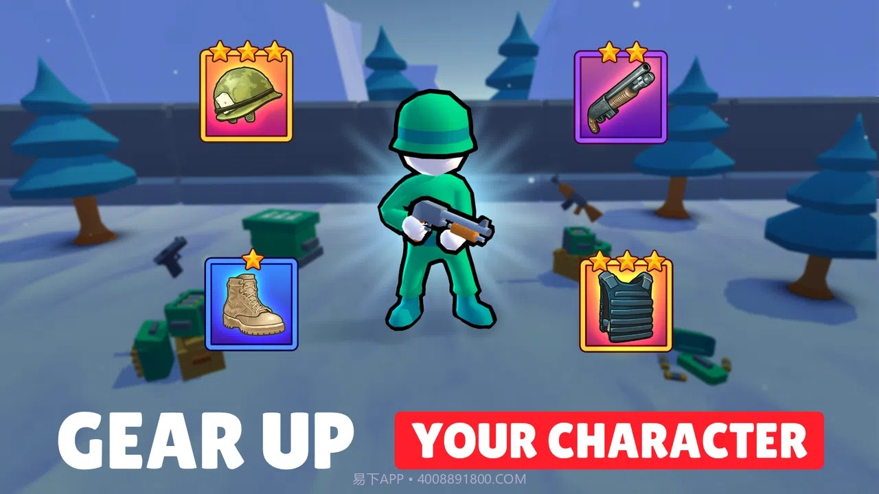 火柴人孤军作战截图2