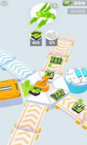 点击工厂机械臂3D截图1