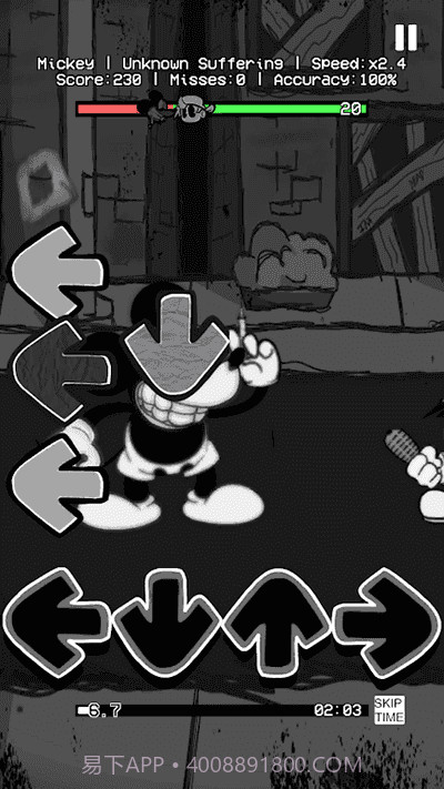 周五夜放克黑白米老鼠模组截图1