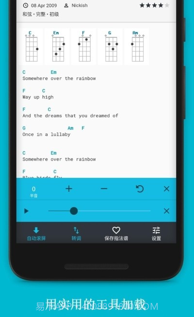 尤克里里琴指法谱截图1 尤克里里琴指法谱截图1