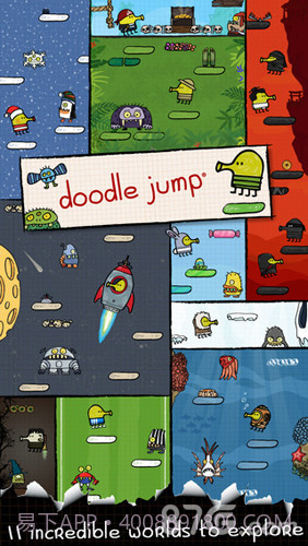 涂鸦跳跃十周年纪念最新版截图1 涂鸦跳跃十周年纪念最新版截图1