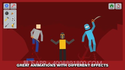 粉末火柴人沙盒截图4