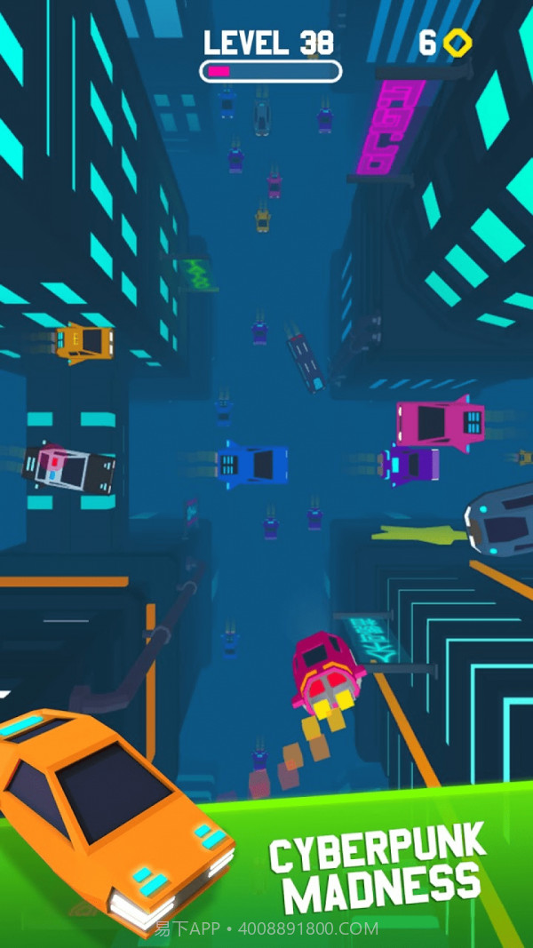 赛博飞车未来城市截图2