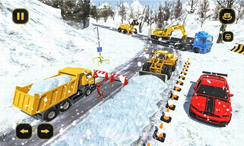 扫雪驾驶模拟截图1