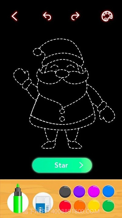 绘制发光圣诞付费版截图2