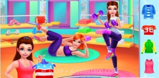 惊人的健身女孩Fitness Girl截图1 惊人的健身女孩Fitness Girl截图1