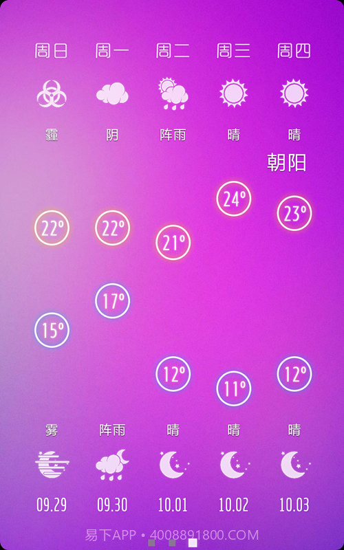 闲云天气截图2 闲云天气截图2