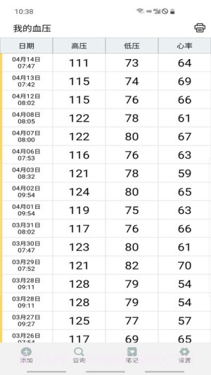 血压笔记官方版截图1