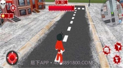 圣诞节火柴人绳索英雄截图2