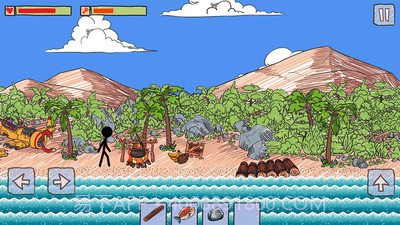 荒野求生火柴人木筏逃生截图1