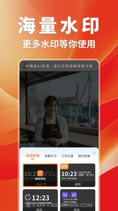 工作打卡水印相机安卓正版截图1