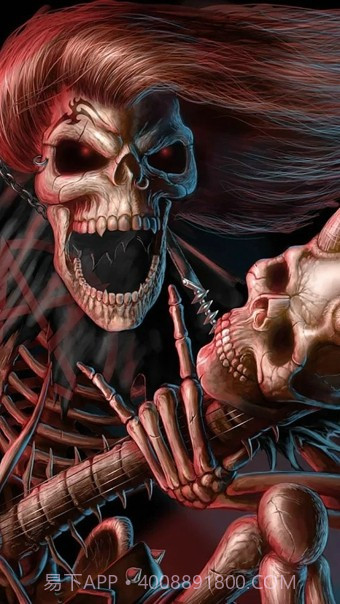 头骨动态壁纸截图3