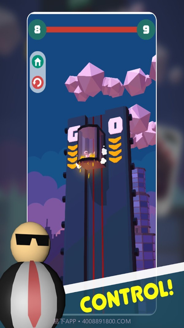 电梯跌落梦境截图2