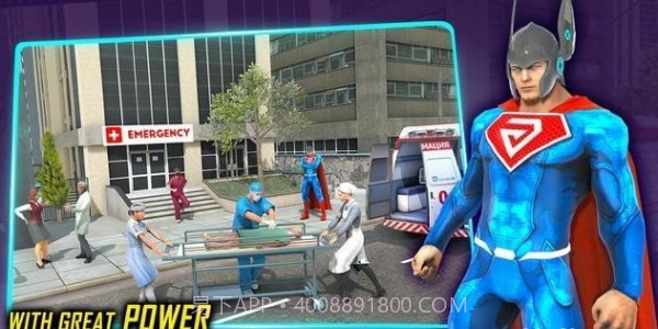 飞行超级英雄机器人救援截图4