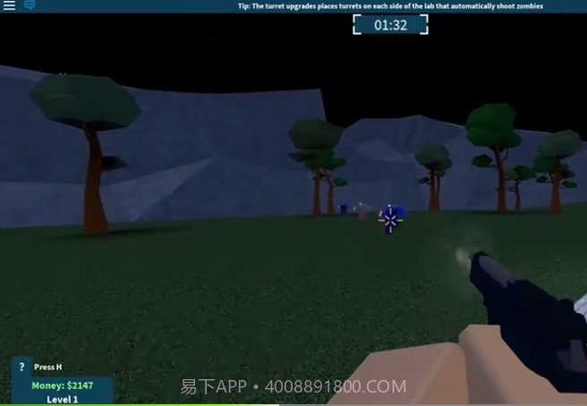 屌德斯解说Roblox丧尸战争模拟器截图3