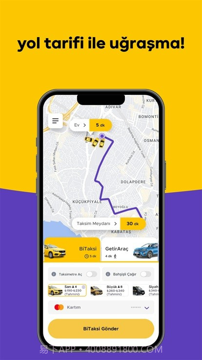 土耳其bitaksi打车截图2