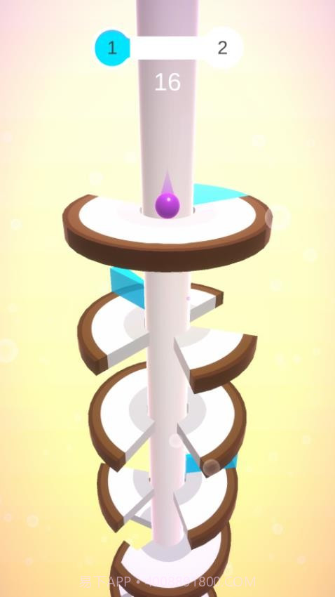 螺旋跳跃汉化版截图1 螺旋跳跃汉化版截图1