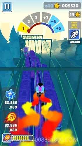 地铁跑酷外网拖尾杰克截图1