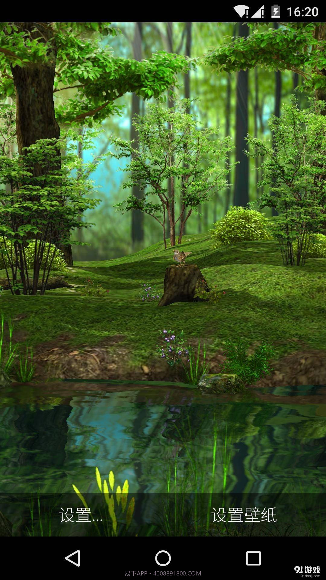3D晨光森林:梦象动态壁纸截图2 3D晨光森林:梦象动态壁纸截图2