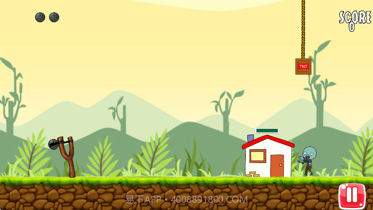 弹弓僵尸战争Angry zombies先行服截图4 弹弓僵尸战争Angry zombies先行服截图4