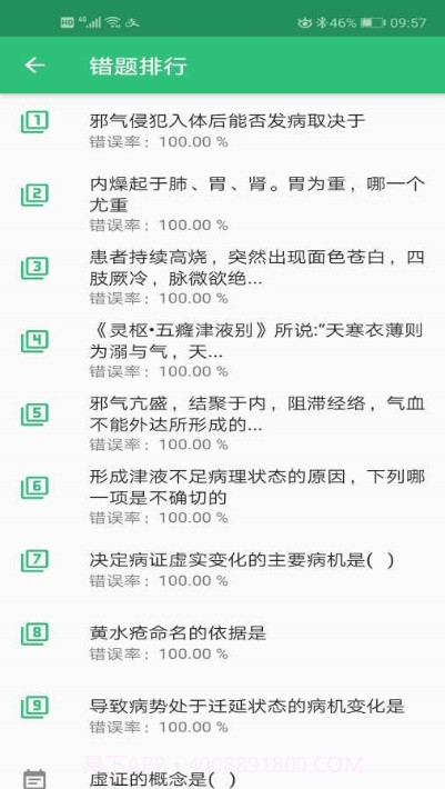 中医师承出师考题库截图2 中医师承出师考题库截图2