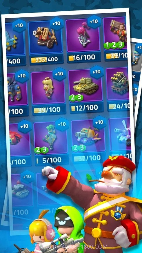 军玩具塔防截图2